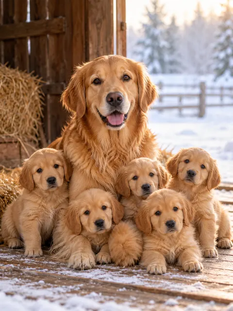 Golden Retriever on Friday