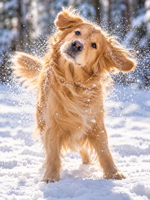 Golden Retriever on Saturday