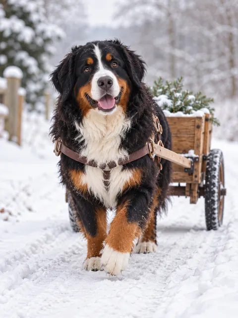 Bernese Mountain Dog on Monday